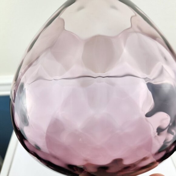 Empoli Amethyst Purple Brandy Snifter Italy Art Glass - Picture 6 of 6